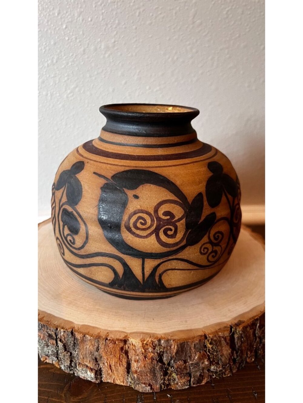 Vintage Yael Old Jaffa Israeli Bird Vase